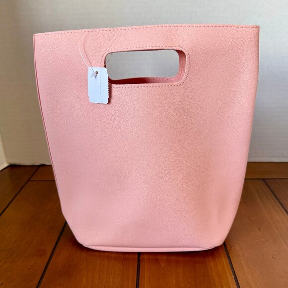 NEW Reusable Pink Sequin Tote Bow Bag by Bath & Body Works - Picture 2 of 3